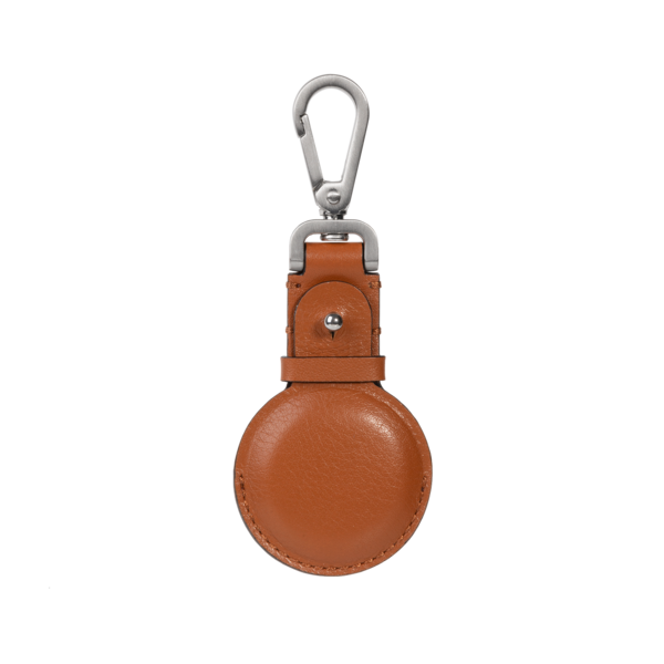 CLASSIC LEATHER AIRTAG CASE - TAN